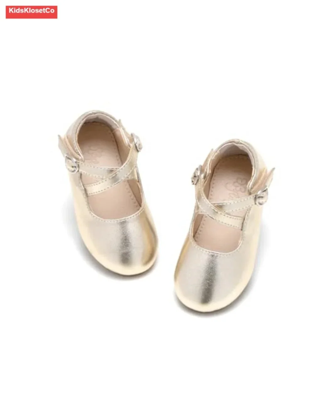 Toddler Girls Ballerina Flat Mary Jane Dress Shoes Microfiber Non-Slip
